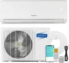 Enabled Mini Split Air Conditioner & Heater,   Energy Saving Inverter Ductless Wall AC Unit with 1