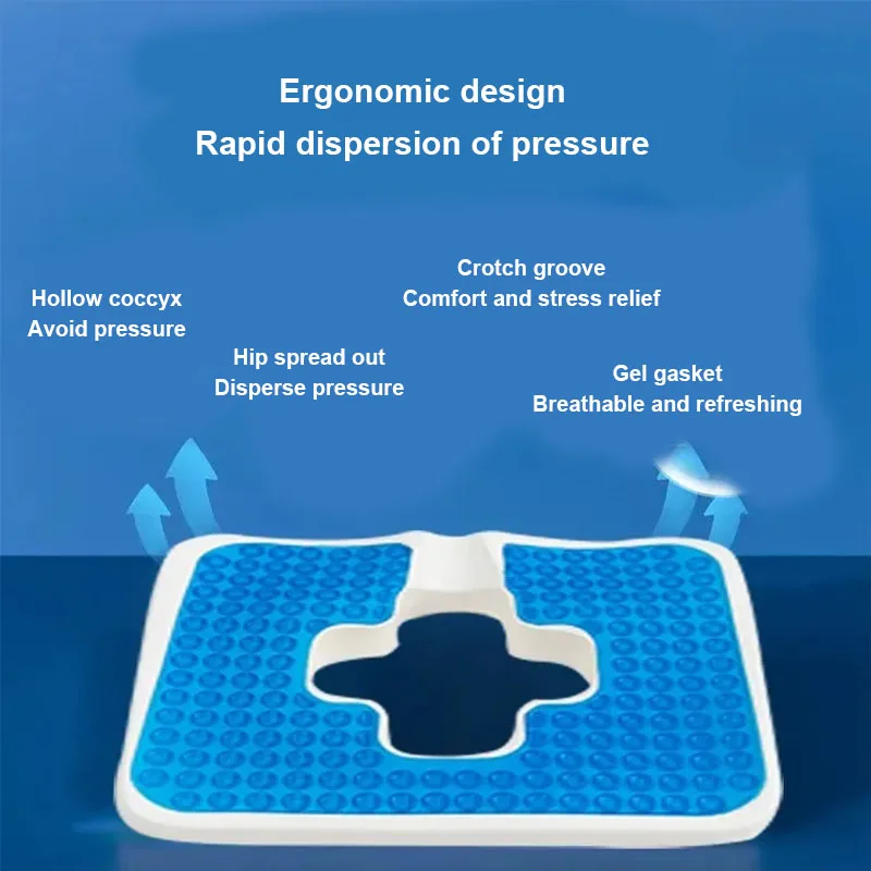 Washable Bed-ridden Elderly Care Anti Bedsore Decubitus Cushion Chair Cushions Home Seat Pad Relieving Back Hip Seat Cushion 2