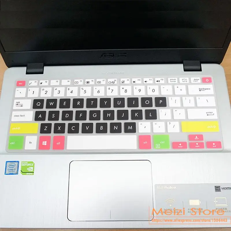 14 Pollici Tastiera Della Copertura Della Protezione Della Pelle Per Asus Vivobook Di Vibrazione 14 Tp401Na Tp401Ur Tp401C Tp401Ua Tp401 Tp401Ma Tp401