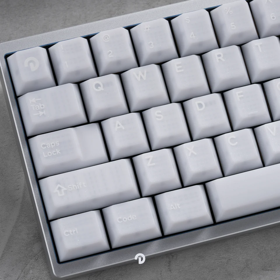 Domikey Pearl Cherry Profile abs doubleshot backlit keycap for mx