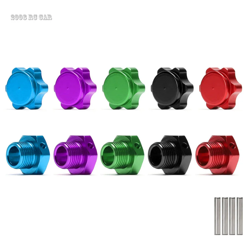 1:8 обод колеса из алюминиевого сплава, шестигранная фреза/гайки/набор крышек для радиоуправляемого автомобиля, HSP, HPI, Redcat, осевая обновленная деталь