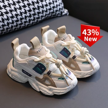 2022 Fall Baby Shoes Boy Girl Casual Sneakers Breathable Knitting Mesh Toddler Shoes Fashion Infant Soft Comfortable Child Shoes 1