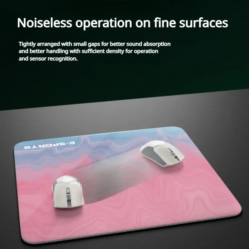 Echome Upgrade Glass Gaming Mouse Pad Fps Game Desk Mat Acessórios para Computador de Escritório Mousepad Suave Presente - Imagem 5
