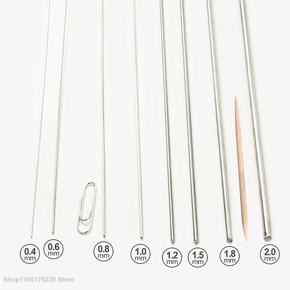 304 Stainless Steel Wire Soft Steel Wire 0.1/0.2/0.3/0.4/0.5/0.6 0.8/1.0/1.2/1.5/2/2.5/3mm Single Strand Round Bright Silk