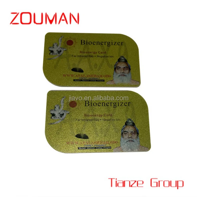 Custom , Stand hlth negative ion energy card and biologal  energy card elcoe to custoize the logo