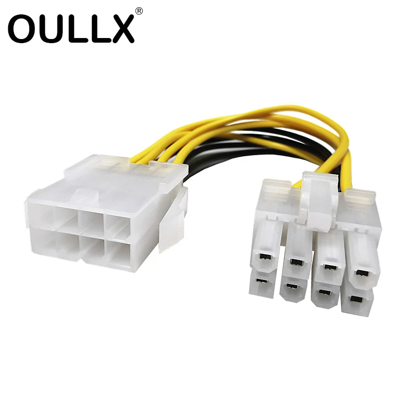 

OULLX 8-контактный на 8-контактный ATX EPS штекер-гнездо CPU Power Extension PSU Удлинительный кабель адаптера питания материнской платы