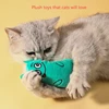 Hot-selling cartoon cat puppy toys bite-resistant puppy plush material teeth grinding cleaning interactive pet toys 3