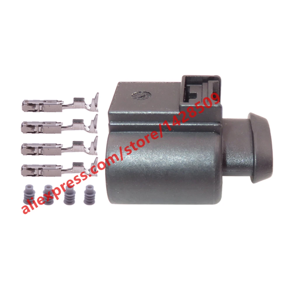 Fiação do carro Soquete 1.5 Series, Sensor de Pressão de Entrada Auto Conector para VW, Audi 8K0973704, 4 pinos, 1 conjunto