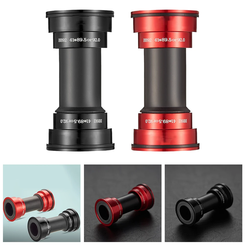 Bicycle BB92/BB86 Bottom Bracket For Shimano ID24mm Aluminum Alloy MTB Road Mountain Bike Bottom