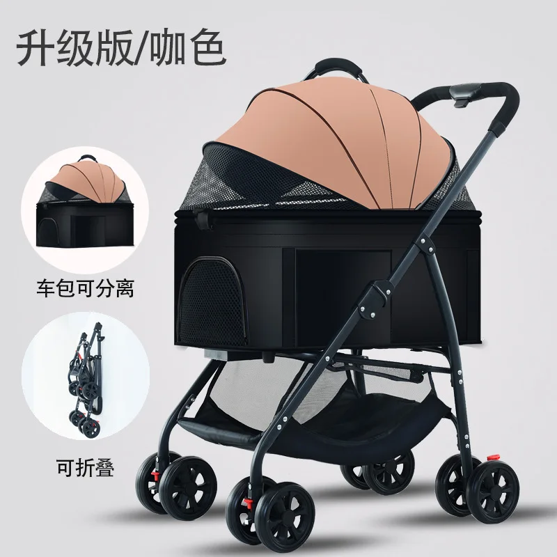 Carrello Per Animali Domestici Carrello Per Cuccioli Pieghevole Leggero Appositamente Utilizzato Per Cani Da Passeggio Neonati Cani E Gatti Di Piccola
