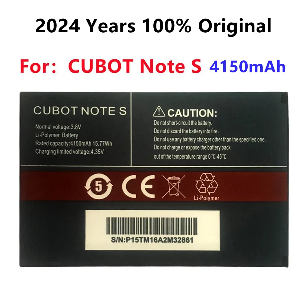 

For CUBOT Note S Battery 4150mAh 100% New Original Replacement Backup Battery For CUBOT Note S Cell Phone