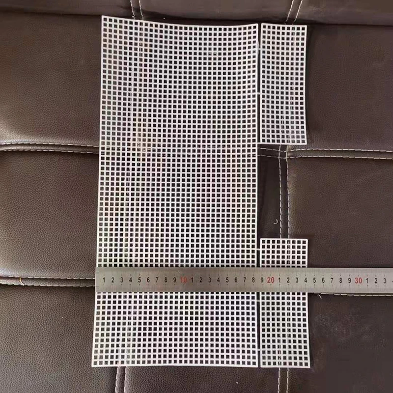 뜨게 직조 플라스틱 메쉬 시트 DIY 바느질 직조 가방 액세서리, 지갑 만들기 용품, 크로셰 프로젝트