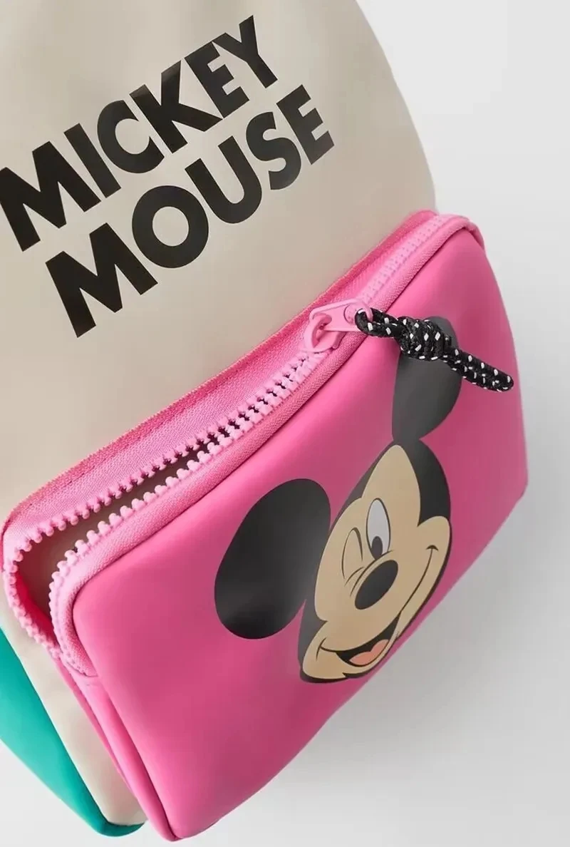 27X21X10 cm Disney cartoon Mickey Mouse  New Kids Backpack Mini Minnie Schoolbag  Girls and Boys  Cute Shoulder Bag 6
