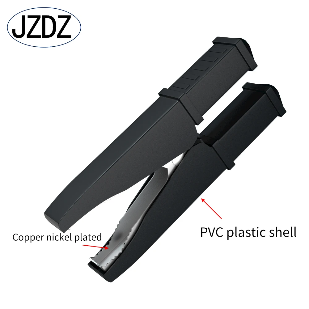 JZDZ 4MM Insulation Alligator Clips Metal Crocodile Clamp for Wires Test Accessories DIY Electrical Tools 30A 1000V J.60051
