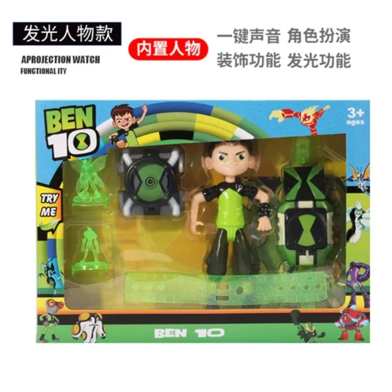 Ben10 Omnitrix Ben Tennyson Projection Watch Cartoon Transformation Device Sound Light Figure Bambini Regali Di Giocattoli Di Natale