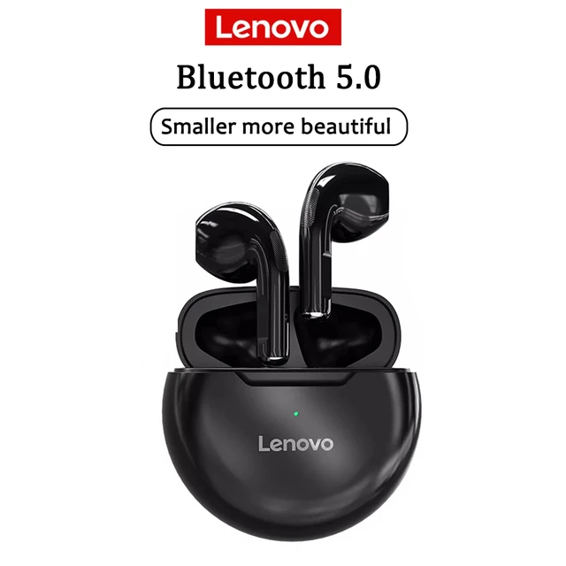 Lenovo-Auscultadores Bluetooth Sem Fio Originais, Auscultadores