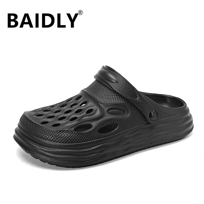 

Mens Sandals Summer Fashion Clog Men's Casual Sandals EVA Large Size Summer Beach Slippers Mens Sneaker Womens Sandals