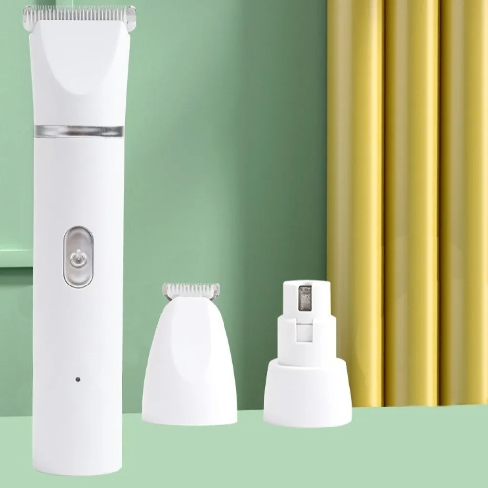 Rechargeable Pet Haircut Machine Multifunctional Low Noise Electrical Clipper 3-In-1 Cordless Pet Grooming Clipper