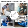 10Pcs Shower Valve Socket Wrench Set Carbon Steel Plumber Socket Wrench Double-Ended Tubular Spanner Set Tap Installation Wrench 6