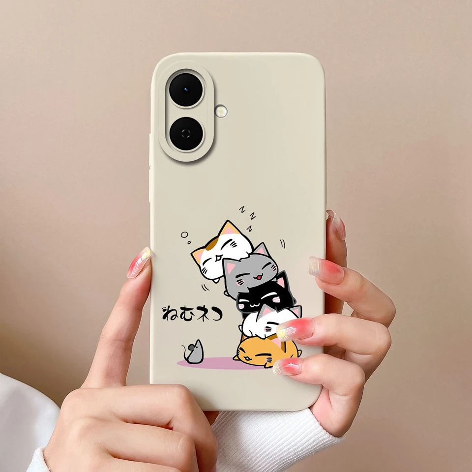Cartoon Astronaut Cactus Anti-Fingerprint Creative Back Cover Case