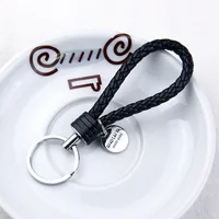 Stylish PU Leather Braided Woven Keychain Bag Pendant - A Perfect Gift for Men and Women! 4