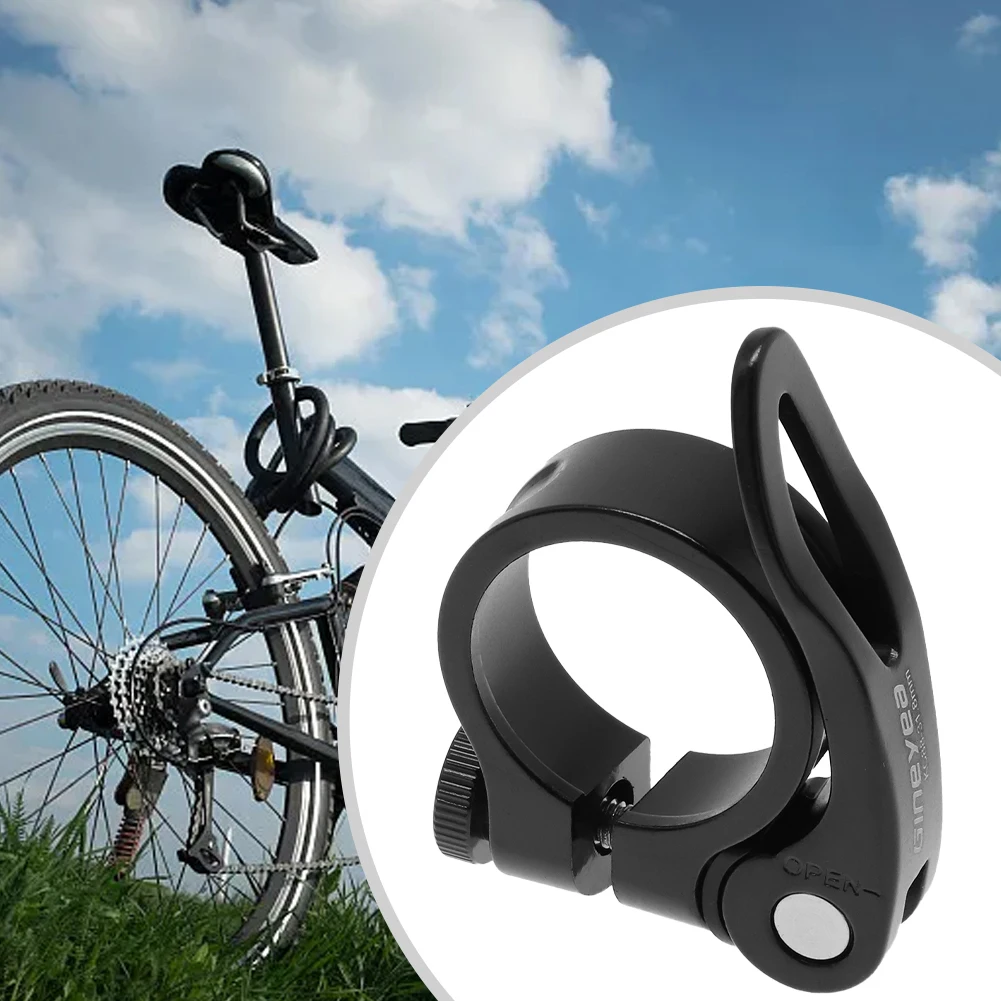 

31.8/34.9mm Bicycle Seat Post Clamp Riding Seat Post Seatpost Replacement Aluminum Alloy Bicycle Clamp Durable