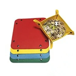 Deluxe Puzzle Roll-Up Mat with Portable Travel Storage Bag (4-color storage box)