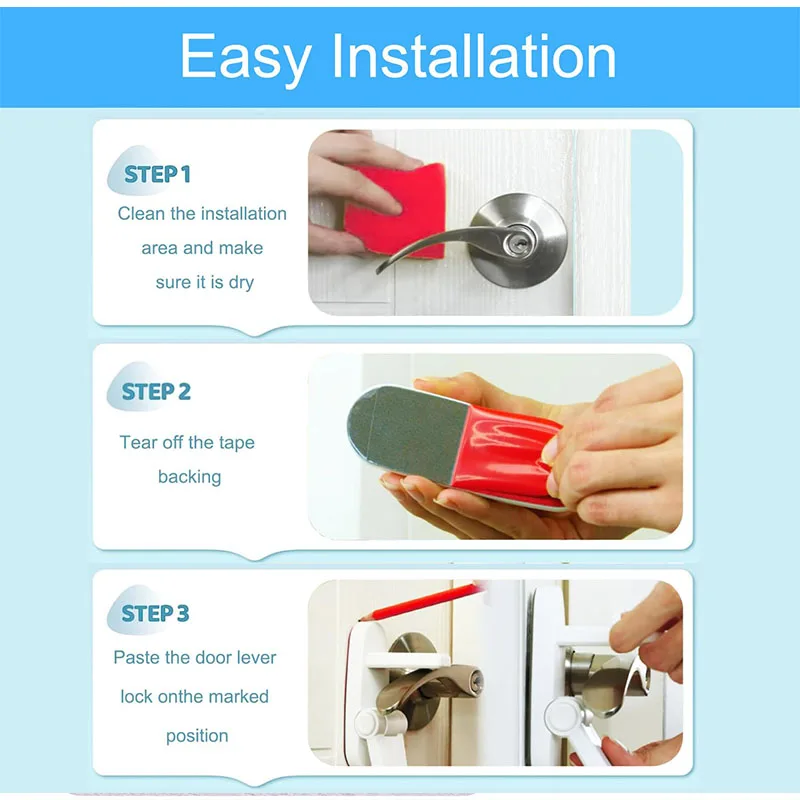 Door Lock Anti-theft Anti-child Opener Device
