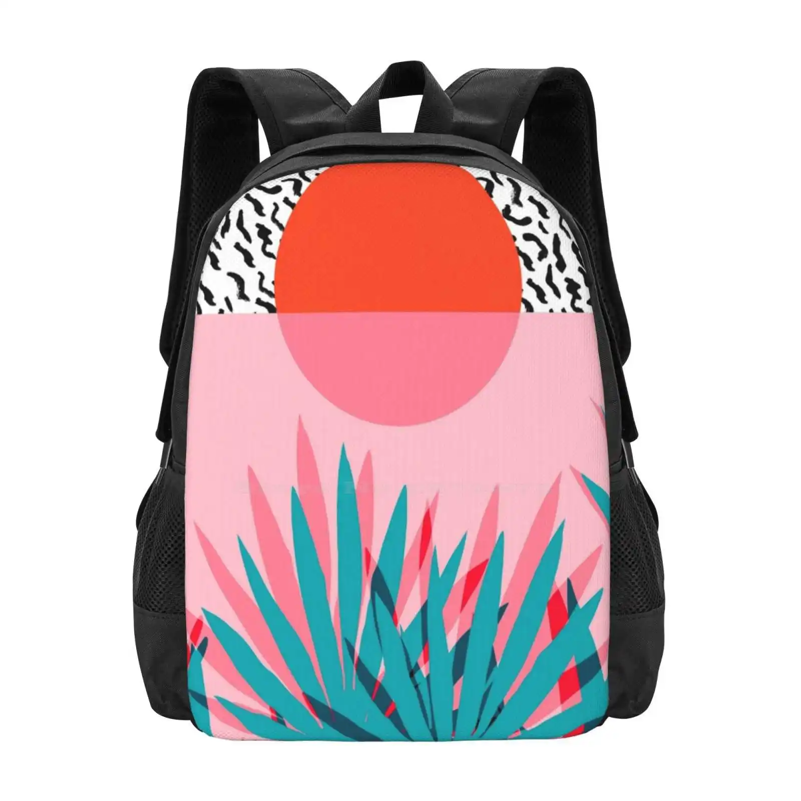 Whoa-Palm Sunrise Southwest California Palm Beach Sun City Los Angeles Hawaii Palm Springs Resort Decor Vendita Calda Zaino