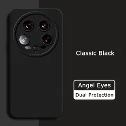 Enhanced Silicone Cover Case for Smartphones - Soft 360° Protection (Classic Black)