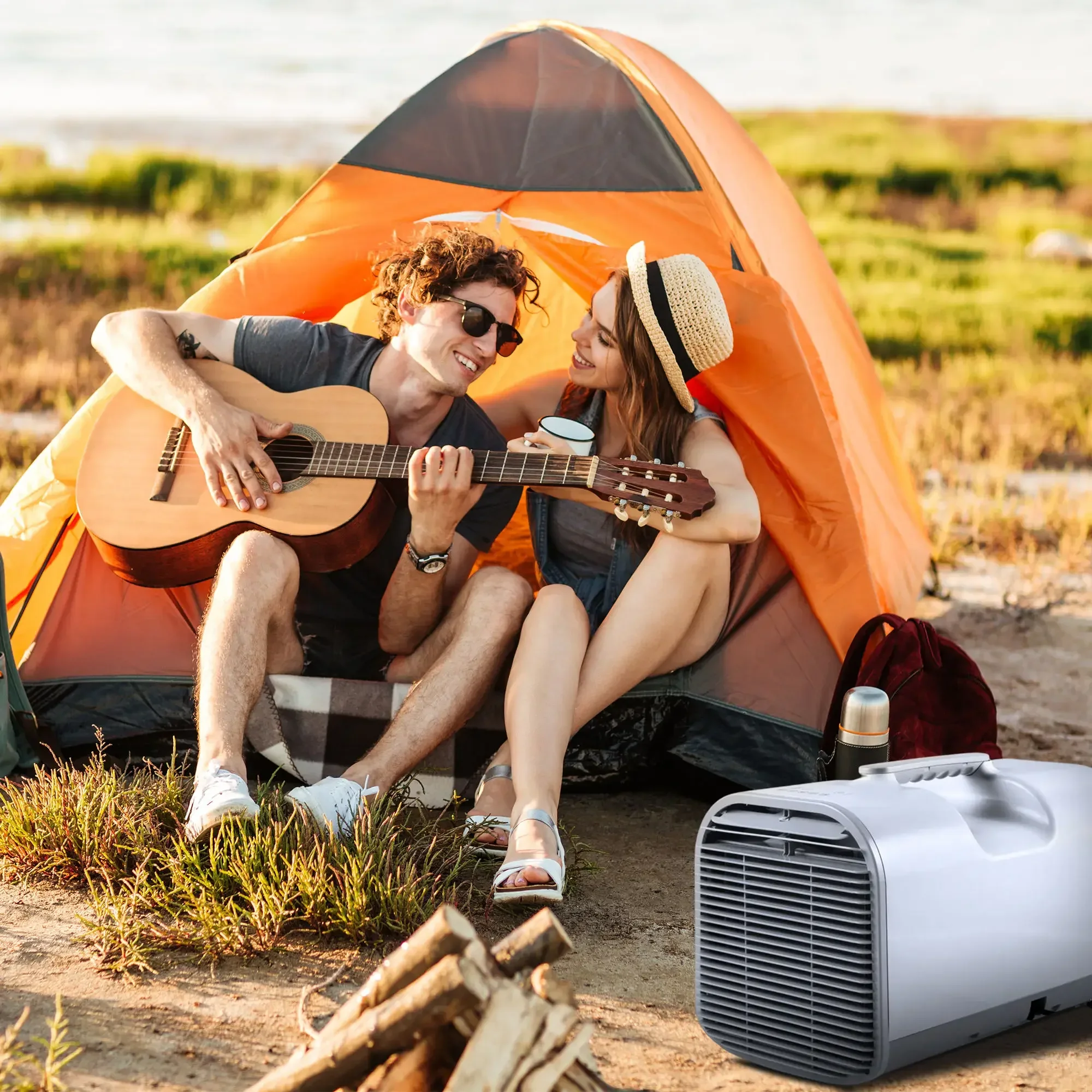 Factory price 12v portable air conditioner for car bedroom 24v 110v portable mini ac air conditioners 2