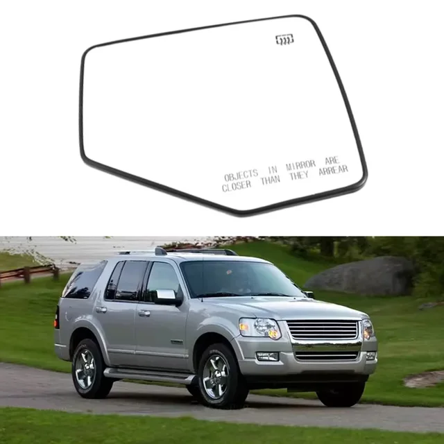 ミラー。2006〜2010年フォードエクスプローラー用パワー手動折りたたみ式。パドルライト2キャップ(クロム/テクスチャーブラック)助手席側。並行輸入 | Garage-Pro ミラー 2006-2010 フォード エクスプローラー