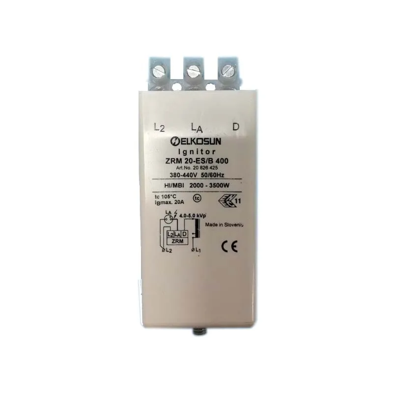ZRM 20 ES/B400 Tridonic Eloskun ignitor