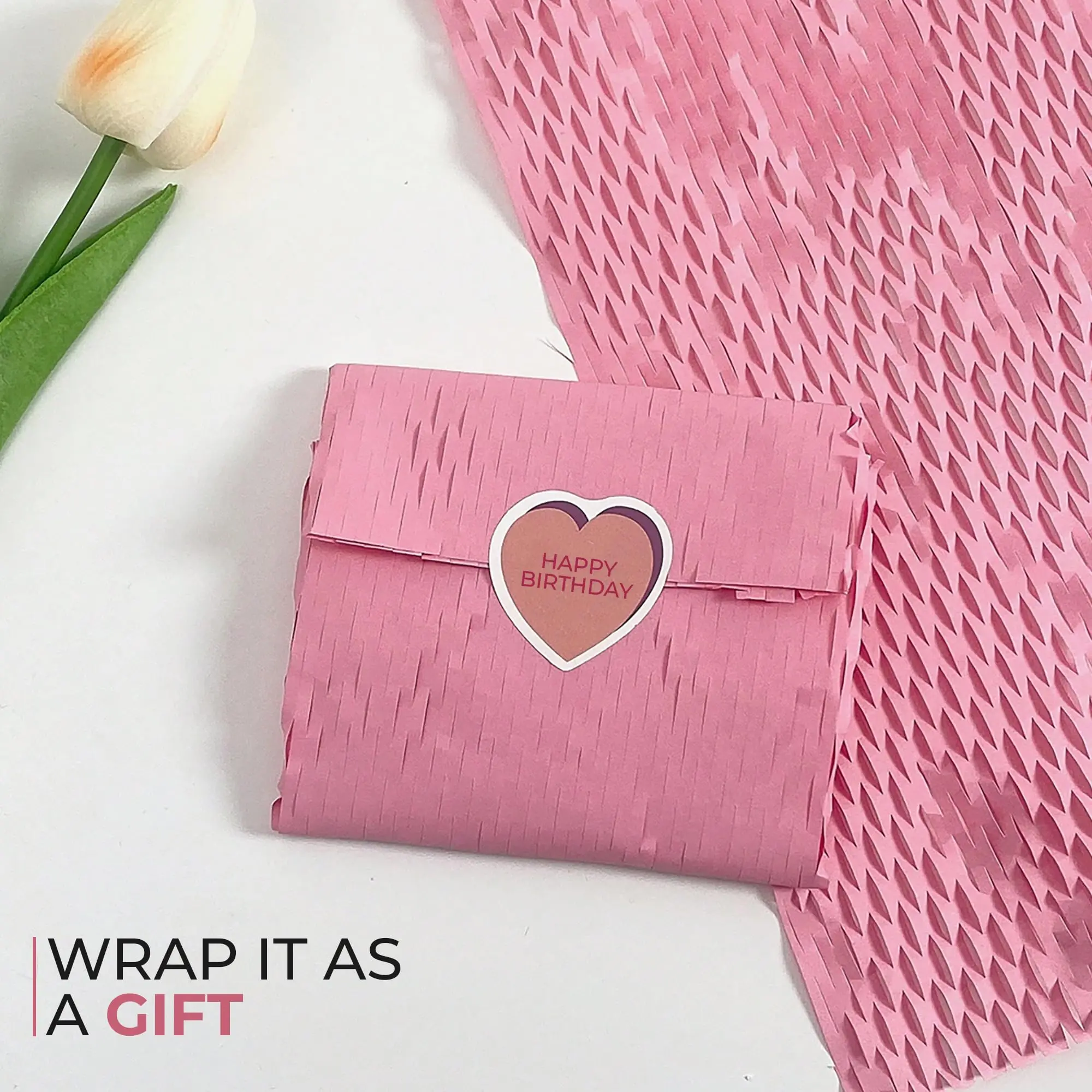 [Luxury Honeycomb Paper] Luxury High-End Honeycomb Flower Wrapping Paper Valentine's Day, Weddings, Proposals, Mother's Day