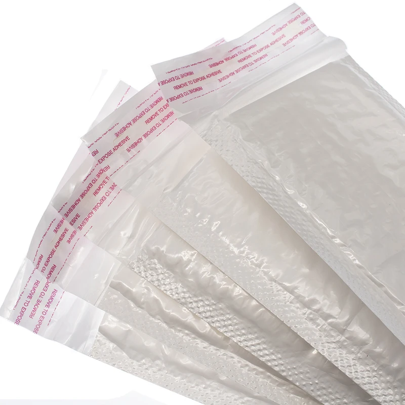 50 Pcs / Hand, High Quality White Foam Envelope Bag All Specifications Postal Sender Envelope Stationery Bubble Bag On Sale