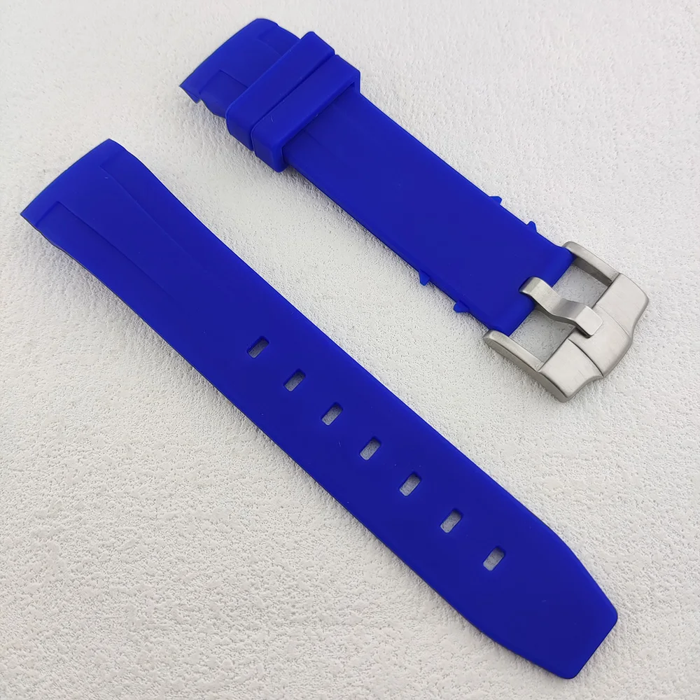 Premium Rubber Watch Strap 22mm Replacement Bracelet - Durable and Comfortable Watch Accessory