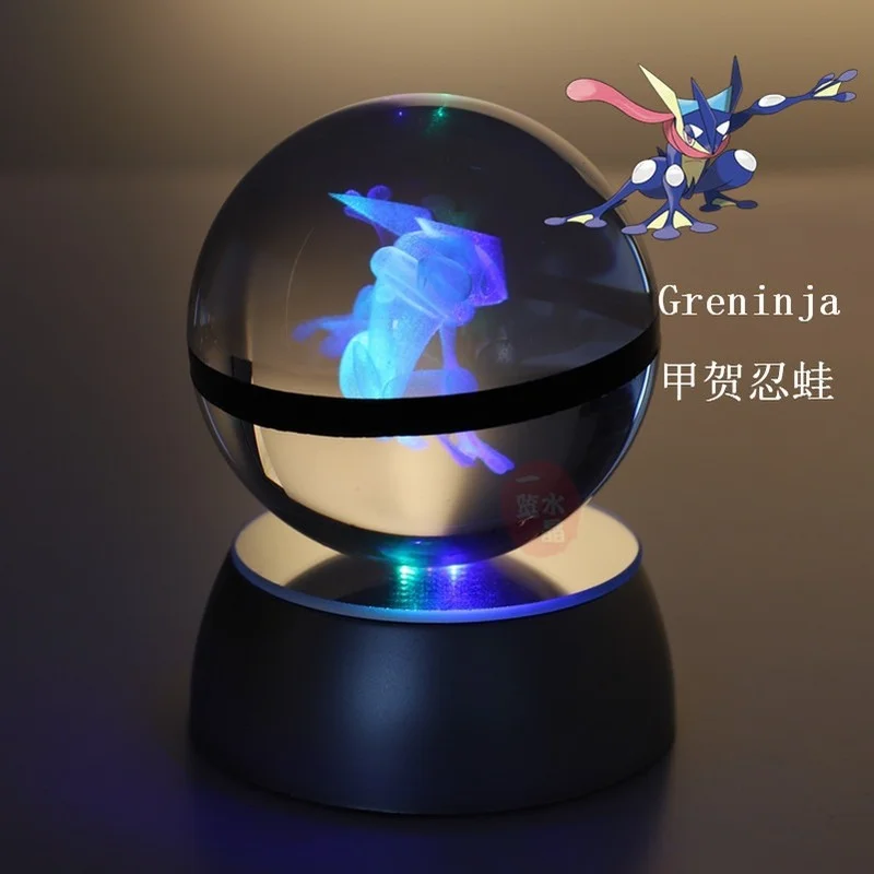 Bola de cristal de jogo popular, estatuetas de monstro 3d com base de luz  led, presentes de natal, decoração global para casa - AliExpress