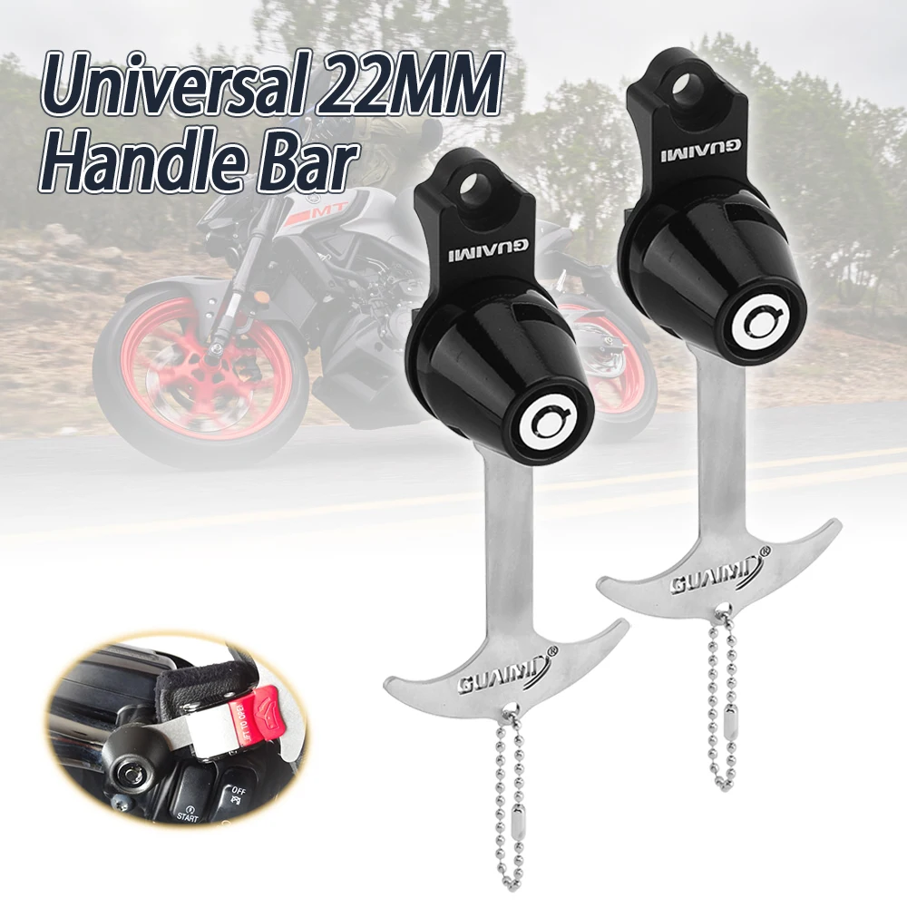 Motorrad 22mm Lenker End stopfen Griffe Helms chloss Vorhänge schlösser für Yamaha Honda Ducati Vespa Dirt Bike Motocross Zubehör