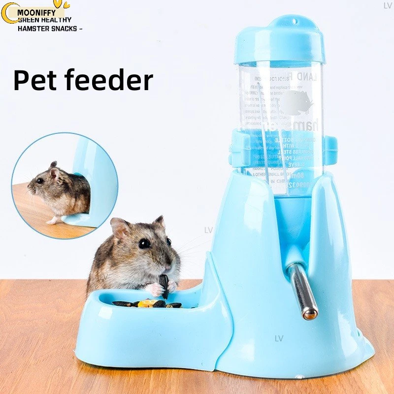Hamster Water Bottle Small Animal Accessories Automatic Feeding Device Food Container Pet