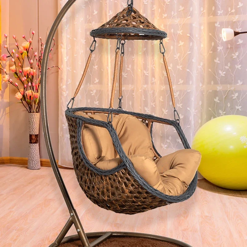 

Balcony and Outdoor Rattan RockingTerrace Nordic Adult Cradle Glider