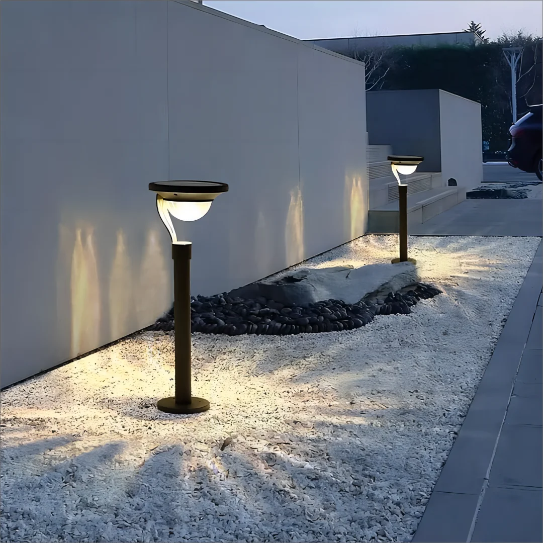 Solar Garden Light 1pc Solar Garden Light Super Bright Solar Lawn Light Dual Purpose White Warm Light Switch Solar LED Landscape
