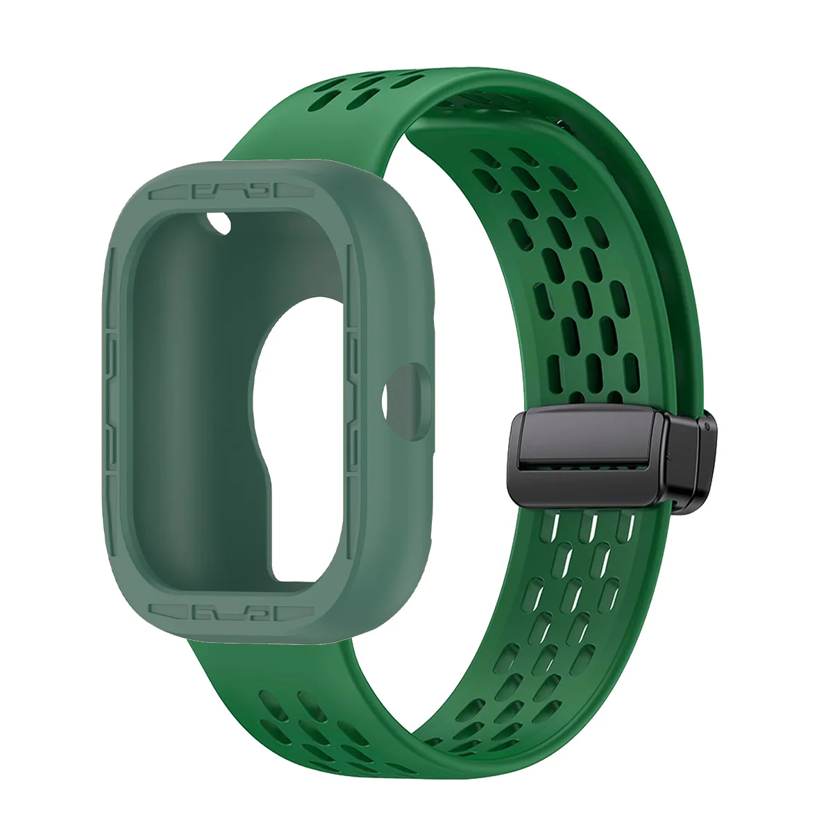 Silicone Strap and Bumper Protective Shell Cover