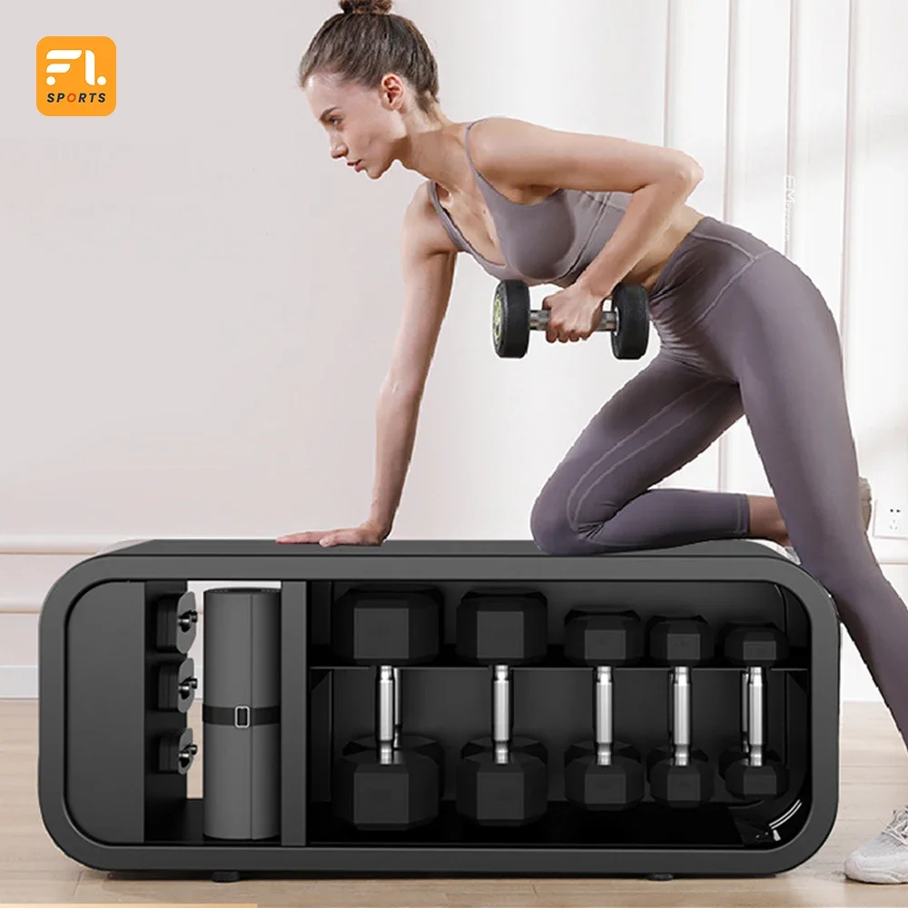 New Gym Fitness Dumbbell Storage Bench Bodybuilding Exercise Folding Multifunction Sit Up Bench