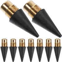 30 Pcs Inkless Pencil Refill Heads black Tips Everlasting for School Infinite Graphene Pencil Writing Tips Everlasting Graphite 1