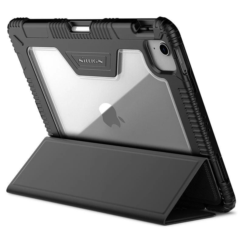 Nillkin-capa de Couro para Apple Ipad Air 5th 10.9 Clear Smart Wake Tablet Dormir Capa Flip Slide Proteção da Câmera 2023 2023