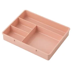 Stackable Multi - Cell Desk and Jewelry Organizer (Pink)