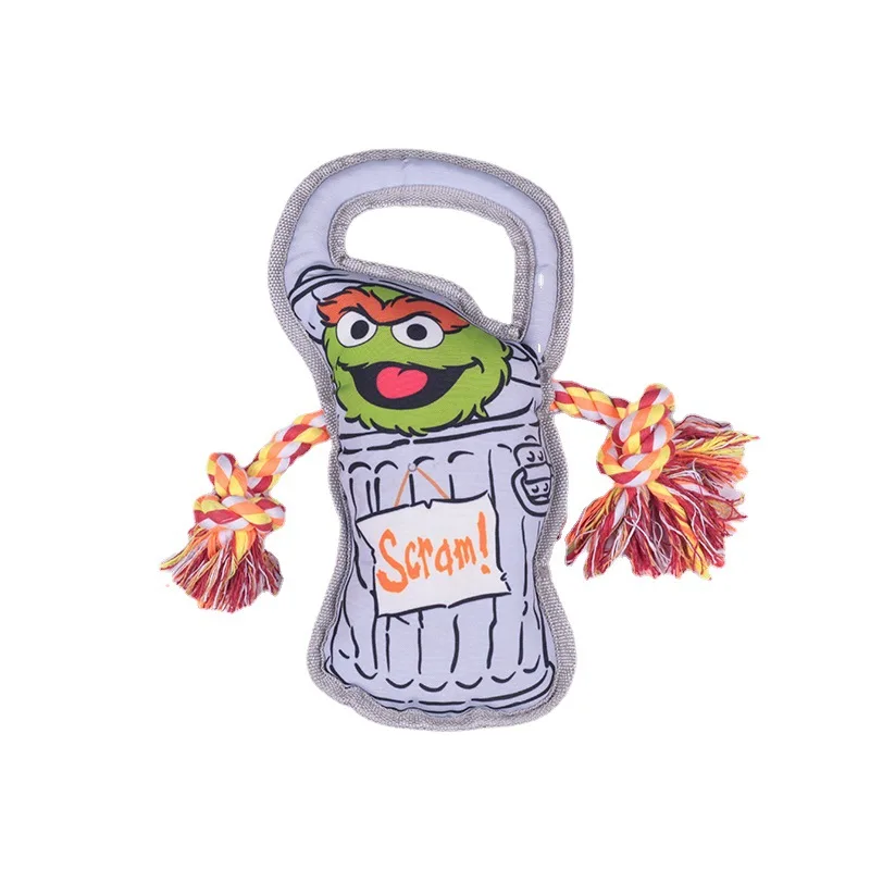 

Новый веревочный узел, игрушка для домашних животных, устойчивая к укусам звуковая игрушка, лай для домашних животных, хлопковая веревка, игрушка