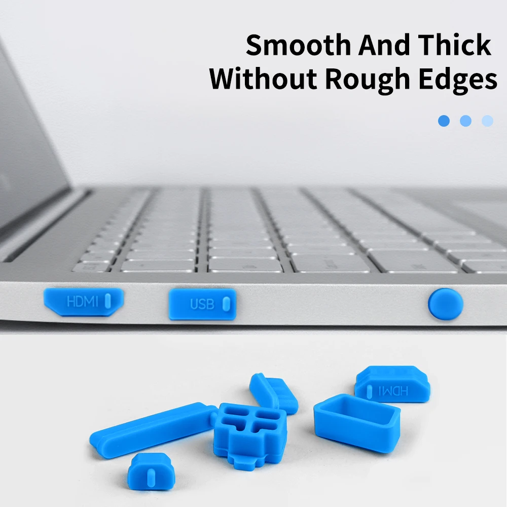 Silicone Dustproof and Waterproof USB-C & HDMI Dust Protector