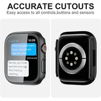 Housse de protection d'écran en verre trempé, pour Apple Watch série 9 Ultra 8 7 6 5 4 3 2 1 SE 49MM 45MM 41MM 40MM 44MM 42MM 49MM 2