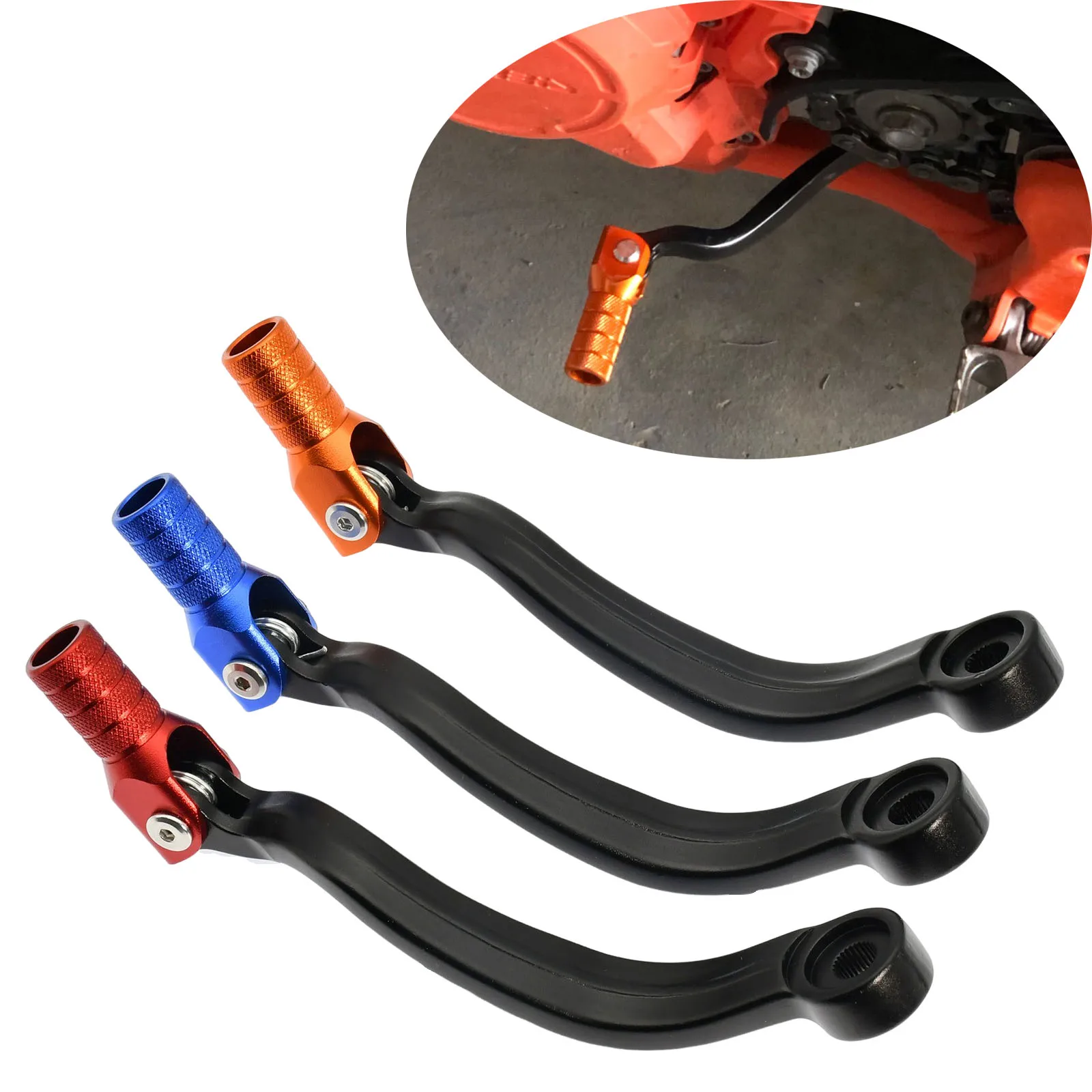 Schalthebel Für KTM 690 Und Husqvarna 701 - Geschmiedeter Orange Hebel